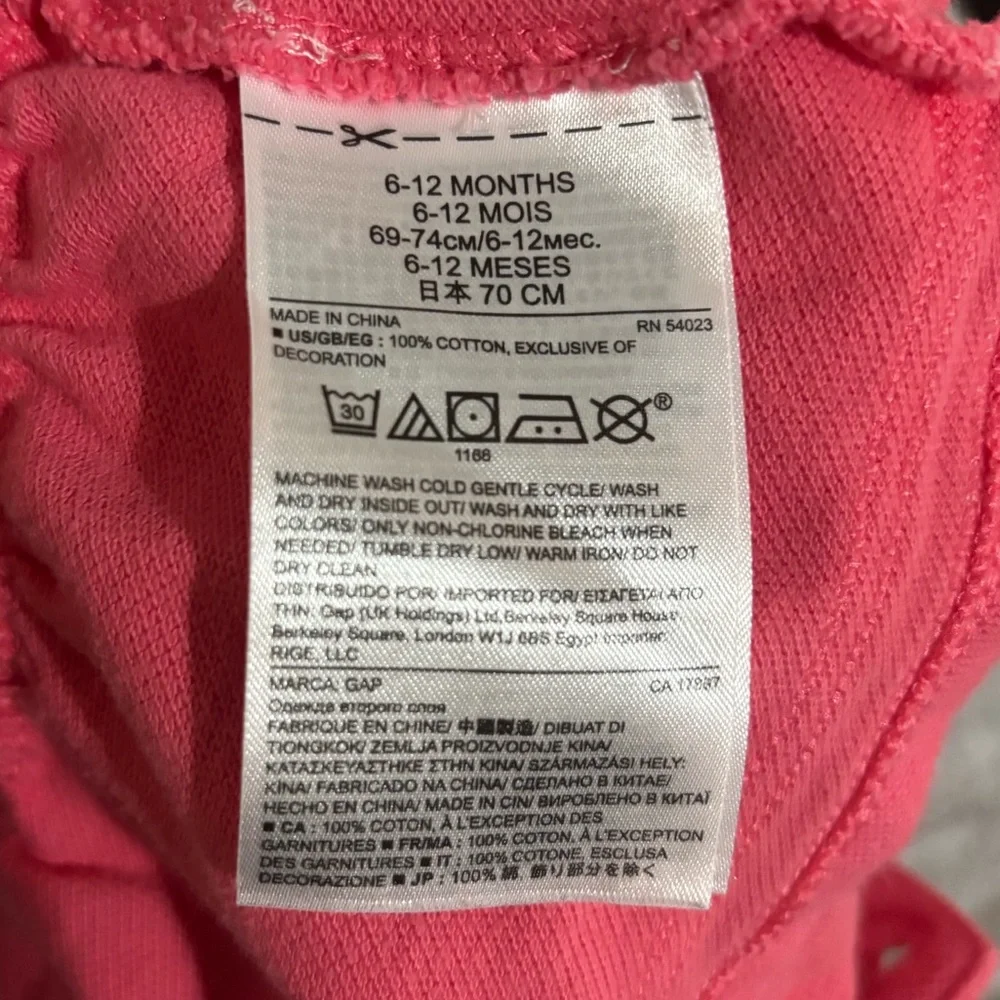 Gap Pink Polo Dress and Bloomers Set, size 6-12 mos